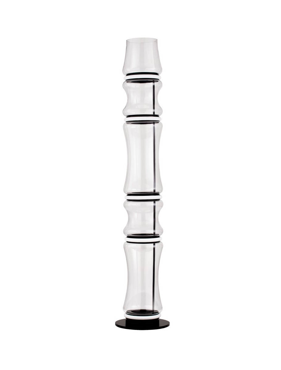 ΦΩΤΙΣΤΙΚΟ ΔΕΠΕΔΟΥ Dimmable With Sensor Matt Black Carbon Steel Aluminium, Clear Glass, Silica & Abs