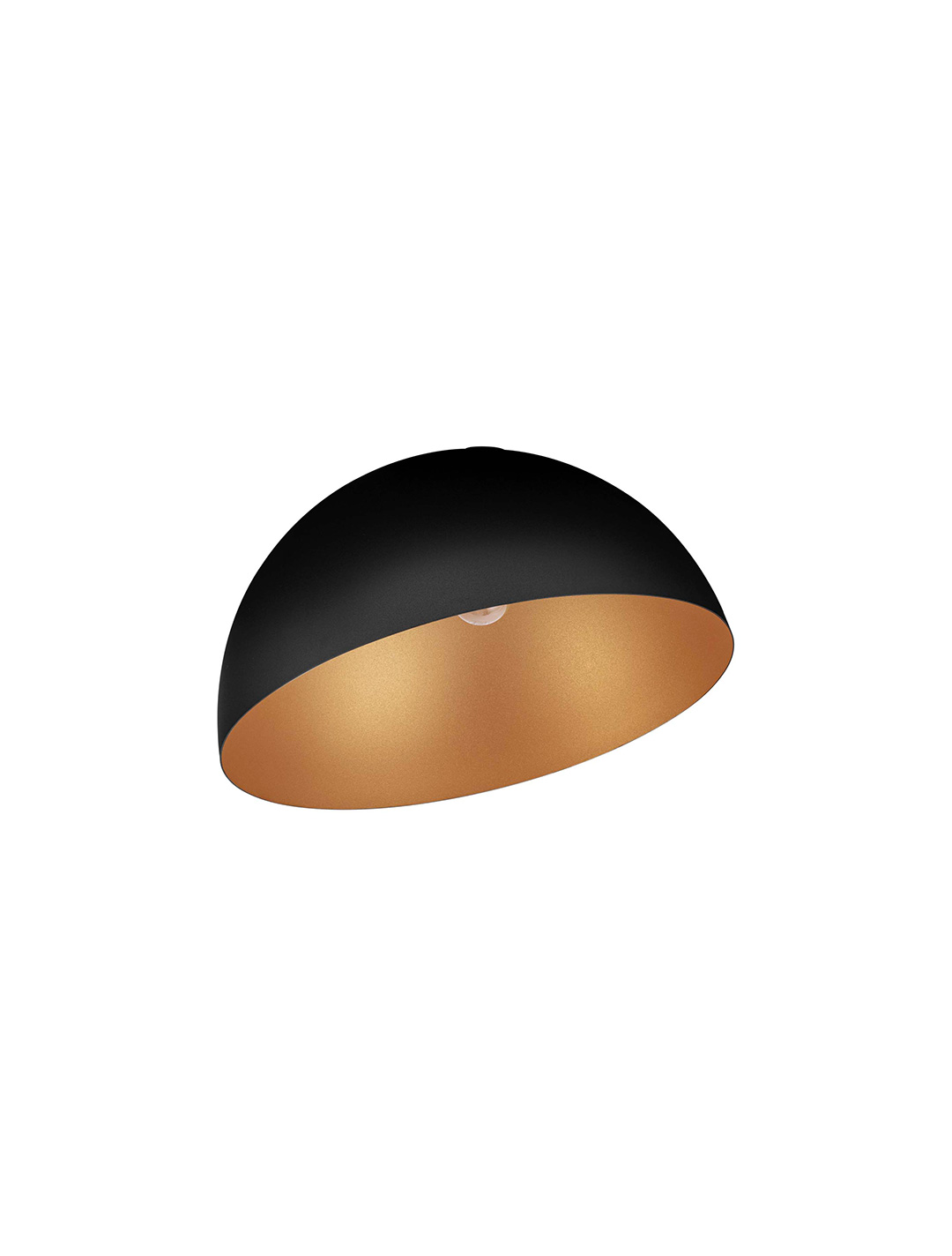 ΛΟΞΗ ΚΑΜΠΑΝΑ ΟΡΟΦΗΣ Sandy Black & Inner Gold Metal D:50cm