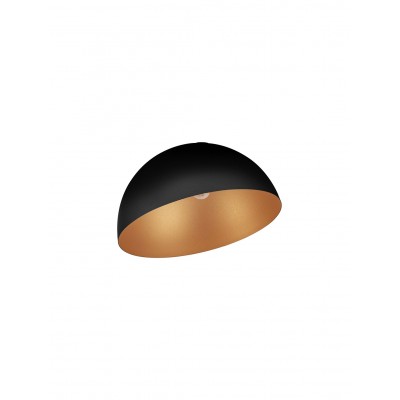 ΛΟΞΗ ΚΑΜΠΑΝΑ ΟΡΟΦΗΣ Sandy Black & Inner Gold Metal D:50cm