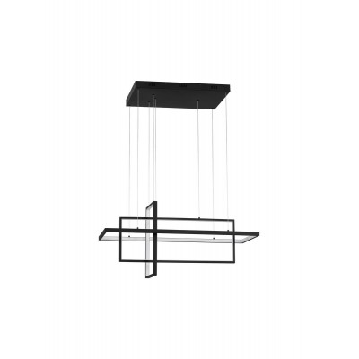 ΚΡΕΜΑΣΤΟ ΦΩΤΙΣΤΙΚΟ LED Sandy Black Aluminium & Acrylic