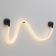 ΑΠΛΙΚΑ ΤΟΙΧΟΥ L:170cm max Sandy Black Steel & Silicone