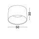 ΦΩΤΙΣΤΙΚΟ ΟΡΟΦΗΣ LED Sandy Black Aluminium & Steel D:50cm