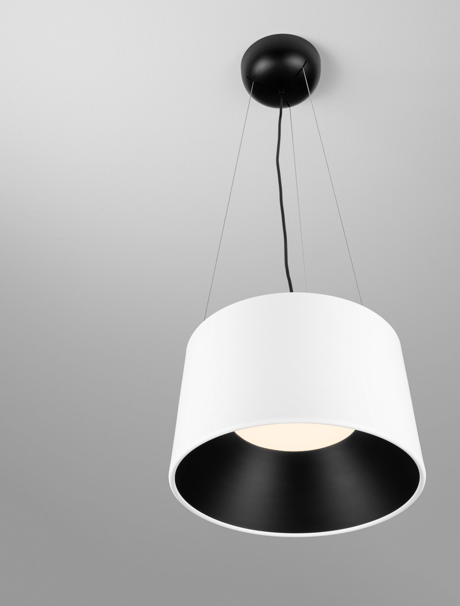 ΚΡΕΜΑΣΤΟ ΦΩΤΙΣΤΙΚΟ Sandy White & Black Aluminium & Steel