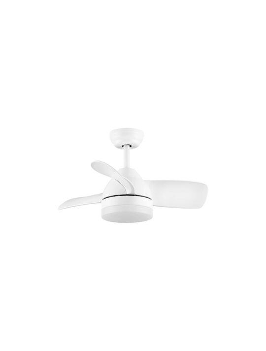 ΑΝΕΜΙΣΤΗΡΑΣ ΟΡΟΦΗΣ Matt White Metal & Abs White Color Blades D:76cm