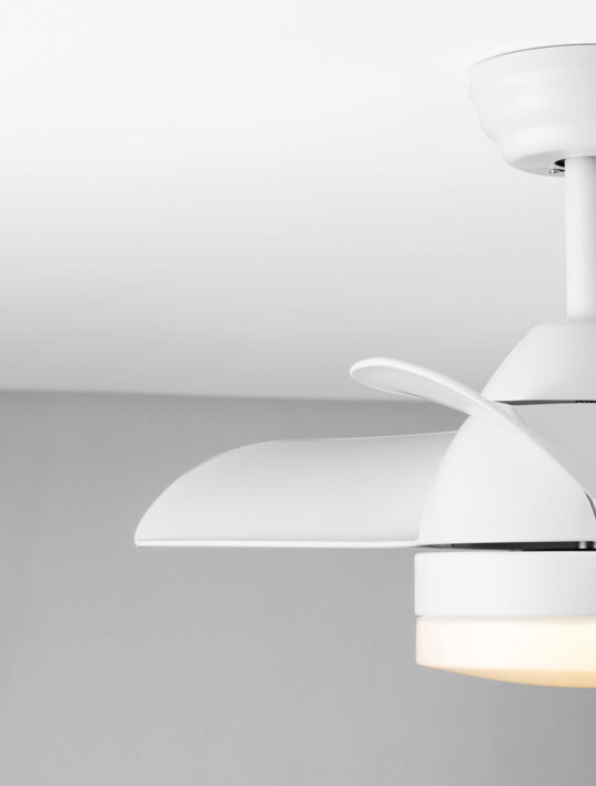 ΑΝΕΜΙΣΤΗΡΑΣ ΟΡΟΦΗΣ Matt White Metal & Abs White Color Blades D:76cm