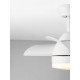 ΑΝΕΜΙΣΤΗΡΑΣ ΟΡΟΦΗΣ Matt White Metal & Abs White Color Blades D:76cm