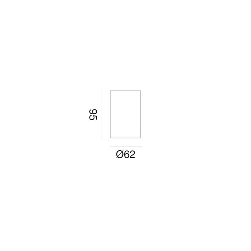 ΕΞΩΤΕΡΙΚΟ ΣΠΟΤ LED 10W D:6,2cm MATT BRONZE ITALY