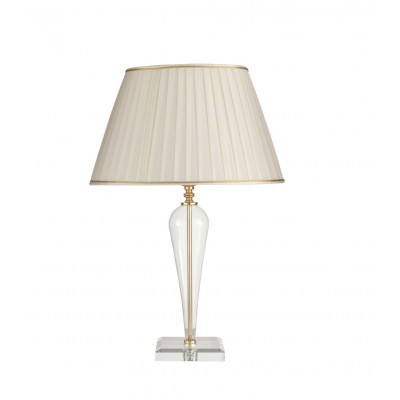 ΕΠΙΤΡΑΠΕΖΙΟ GOLD GLASS L 40 CM
