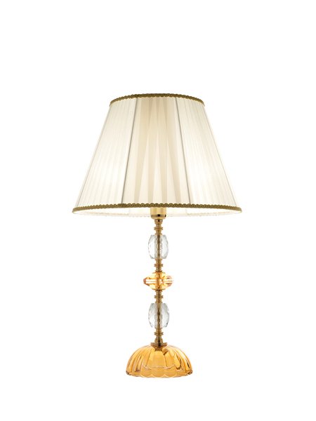ΕΠΙΤΡΑΠΕΖΙΟ AMBER CRYSTAL AND GLASS D 40 CM