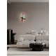 ΑΠΛΙΚΑ ΤΟΙΧΟΥ Orange,Black,Gray,Blue,Pink &White Aluminium & Acrylic H:68,2cm 