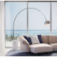 FLOS ARCO LED H:240cm MARBLE & METAL