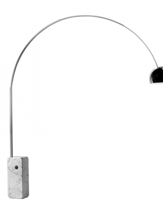 FLOS ARCO LED H:240cm MARBLE & METAL