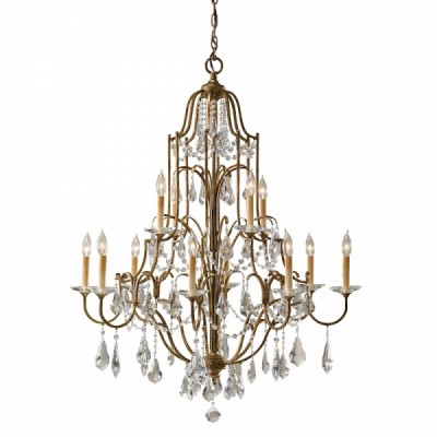 BELLE EPOQUE 12 PHOTO ACID BRONZE WITH CRYSTAL H:116.2cm USA