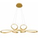 GOLD MATT SUSPENDED FIXTURE L102cm