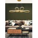 GOLD MATT SUSPENDED FIXTURE L102cm