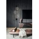 WALL FIXTURE  LED METAL SANDY BLACK H106cm