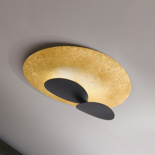 CEILING LED 90cm X 60cm Polvere oro + Nero