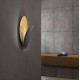 ΟΒΑΛ ΑΠΛΙΚΑ ΕΜΜΕΣΟΥ ΦΩΤΙΣΜΟΥ POLVERE ORO-NERO 38cm MADE IN ITALY