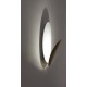 ΟΒΑΛ ΑΠΛΙΚΑ ΕΜΜΕΣΟΥ ΦΩΤΙΣΜΟΥ WHITE-BRUSHED BRONZE 38cm MADE IN ITALY