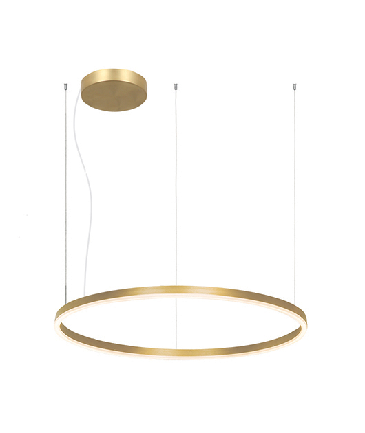MATTE GOLD LED RING Ø200cm