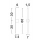 LINEAR WALL FIXTURE 60cm 3000K