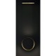 SUSPENDED LED RING BRASS Ø40cm H:400cm HANDMADE IN THE NETHERLANDS