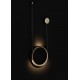 ASYMMETRICAL WALL FIXTURE, BRASS Ø40cm HANDMADE IN THE NETHERLANDS