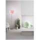 LED TABLE LIGHT COLORFUL GLASS WITH EMBOSSED CIRCLES Ø30cm ITALY