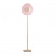LED FLOOR LAMP WITH COLORFUL GRIT GLASS DISC H:170cm ITALY