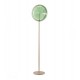LED FLOOR LAMP WITH GOLORFUL GLASS DISC WITH EMBOSSED CIRCLES H:170cm ITALY 
