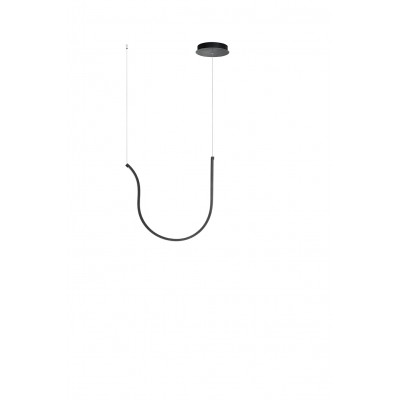 ΜΟΝΟΦΩΤΟ LED U ΜΑΥΡΟ 55cm MADE IN ITALY