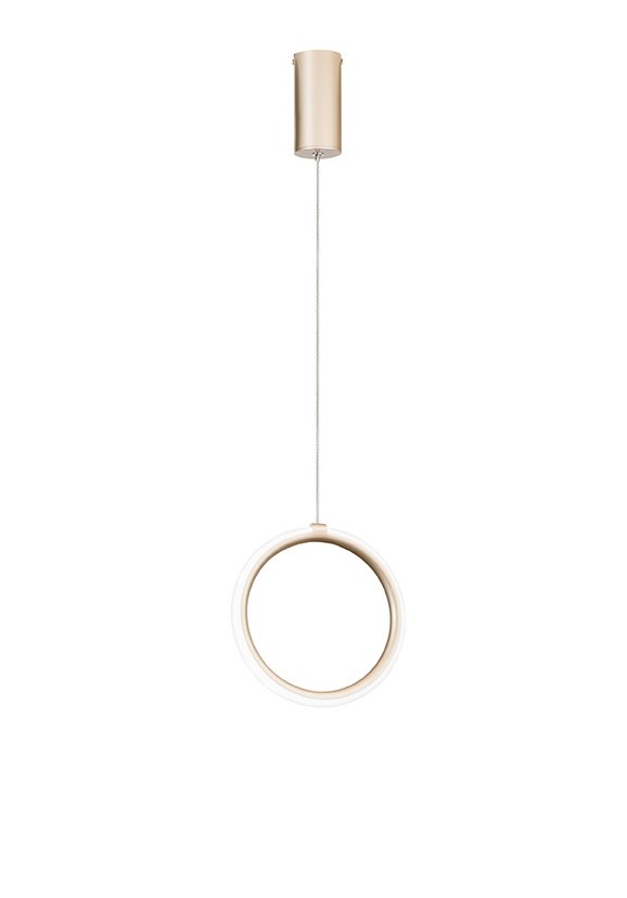 ΜΟΝΟΦΩΤΟ ΔΑΧΤΥΛΙΔΙ LED ΧΡΥΣΟ Ø23.5cm MADE IN ITALY