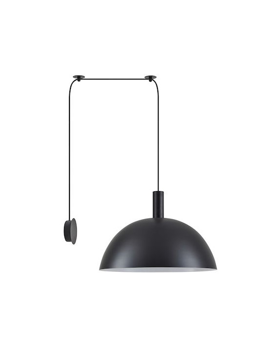 MATTE BLACK METAL DOME D:50cm MATTE BLACK DETAIL