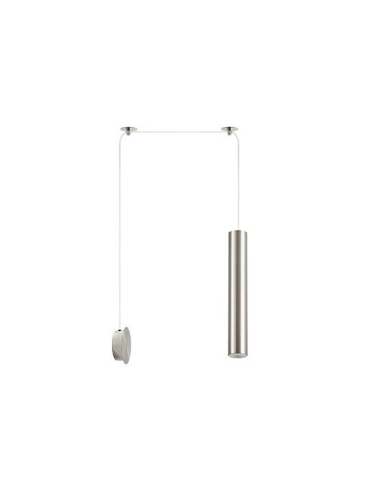 NICKEL TUBE SCONCE PENDANT 3m