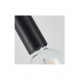 BLACK TUBE SCONCE PENDANT 3m