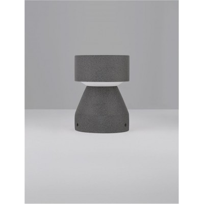 ΔΑΠΕΔΟΥ H:22cm Black Concrete 12W  IP65