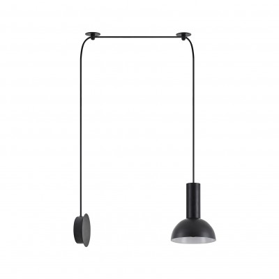 SCONCE PENDANT SYSTEM 3m MATTE BLACK METAL
