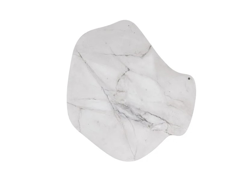 BACK-LIGHTED WALL FIXTURE MADE OF MARBLE 46x42cm HANDMADE IN ITALY