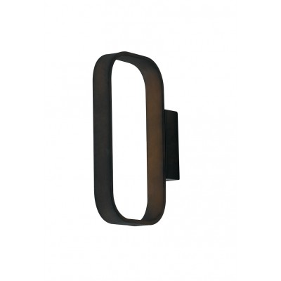 APPLIQUE LED MOKA CAFFE' 1X5W 350LM 3000K 3X24X16,2CM