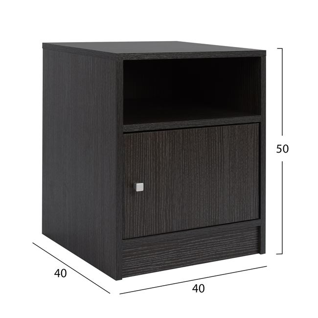 ΚΟΜΟΔΙΝΟ ΜΕΛΑΜΙΝΗΣ FB92205.01 ZEBRANO 40x40x50