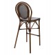 ΣΚΑΜΠΟ ΑΛΟΥΜΙΝΙΟΥ FB95059 BAMBOO LOOK ΚΑΦΕ ΜΕ TEXTLINE 44x52x115Υεκ