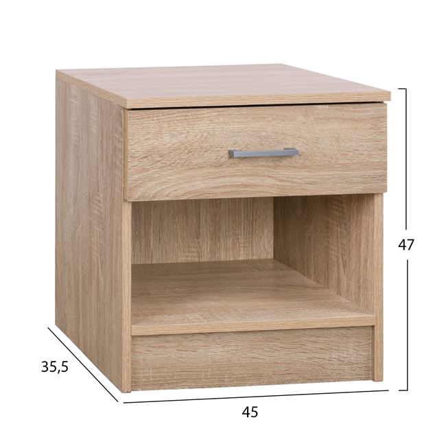 ΚΟΜΟΔΙΝΟ ΜΕ 1 ΣΥΡΤΑΡΙ SONAMA 45x35,5x47Υ εκ. FB92345.01