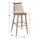 ΣΚΑΜΠΟ ΜΠΑΡ FB98459.25 ΣΕ ΚΑΠΟΥΤΣΙΝΟ ΧΡΩΜΑ 43x49x107Υ εκ.