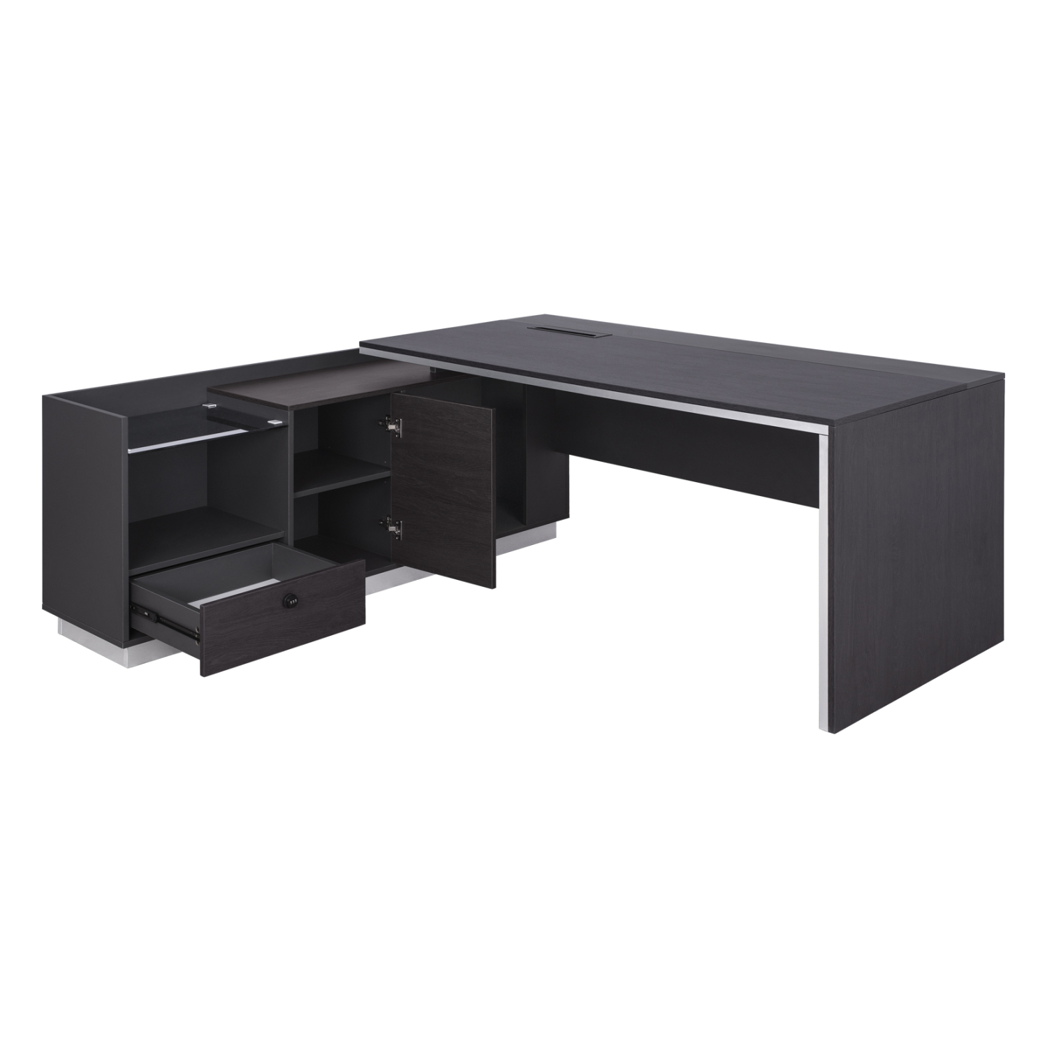 ΓΡΑΦΕΙΟ ΕΠΑΓΓΕΛΜΑΤΙΚΟ ΑΡΙΣΤΕΡΗ ΓΩΝΙΑ ROSEWOOD FB2112L 200X160X76Υ εκ.