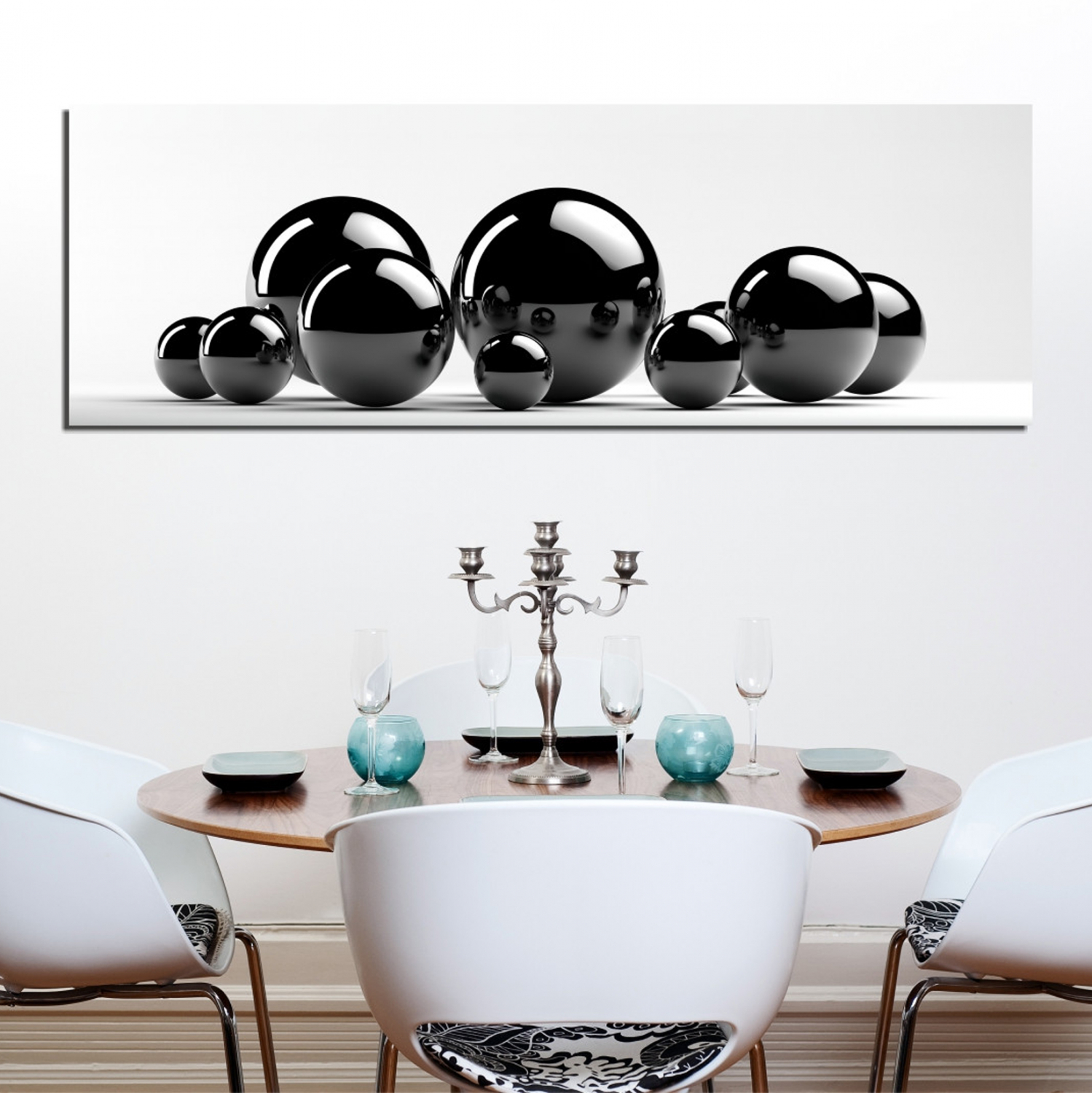 ΠΙΝΑΚΑΣ ΚΑΜΒΑΣ BLACK AND WHITE FB97198.02 80x3x30 εκ.