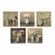 ΠΙΝΑΚΑΣ ΠΕΝΤΑΠΤΥΧΟ MDF ROMANTIC FLOWERS FB97205.02 75X0,3X15 εκ.