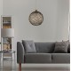ΦΩΤΙΣΤΙΚΟ ΟΡΟΦΗΣ ΕΣΩΤΕΡΙΚΟΥ ΧΩΡΟΥ ΚΡΕΜΑΣΤΟ FB97352.03 ΑΠΟ ΣΧΟΙΝΙ ΜΑΥΡΟ ΜΠΕΖ Φ22x55Υ εκ.