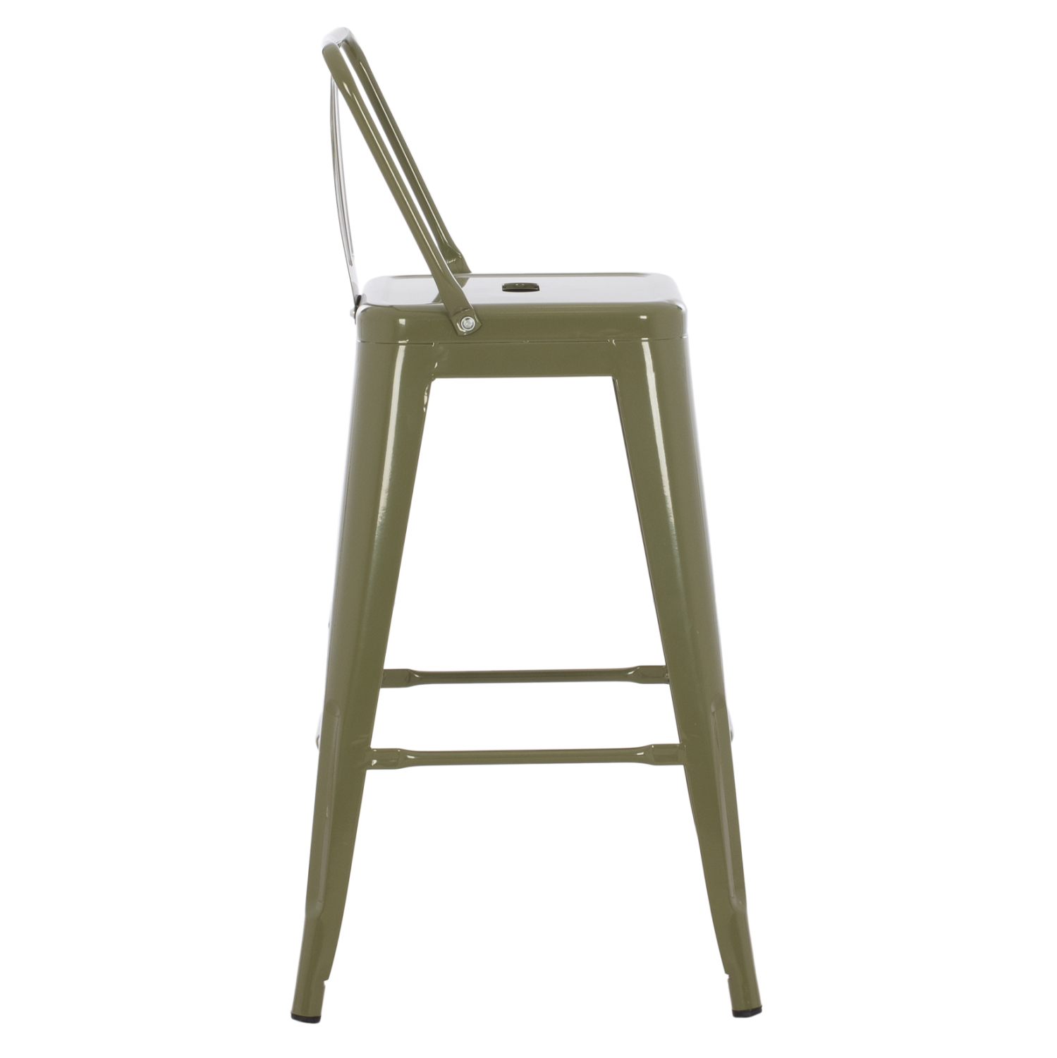 ΣΚΑΜΠΟ ΜΕΣΑΙΟΥ ΥΨΟΥΣ ΜΕΤΑΛΛΙΚΟ ΣΕ DARK OLIVE GREEN FB98574.03 42x42x98 cm.