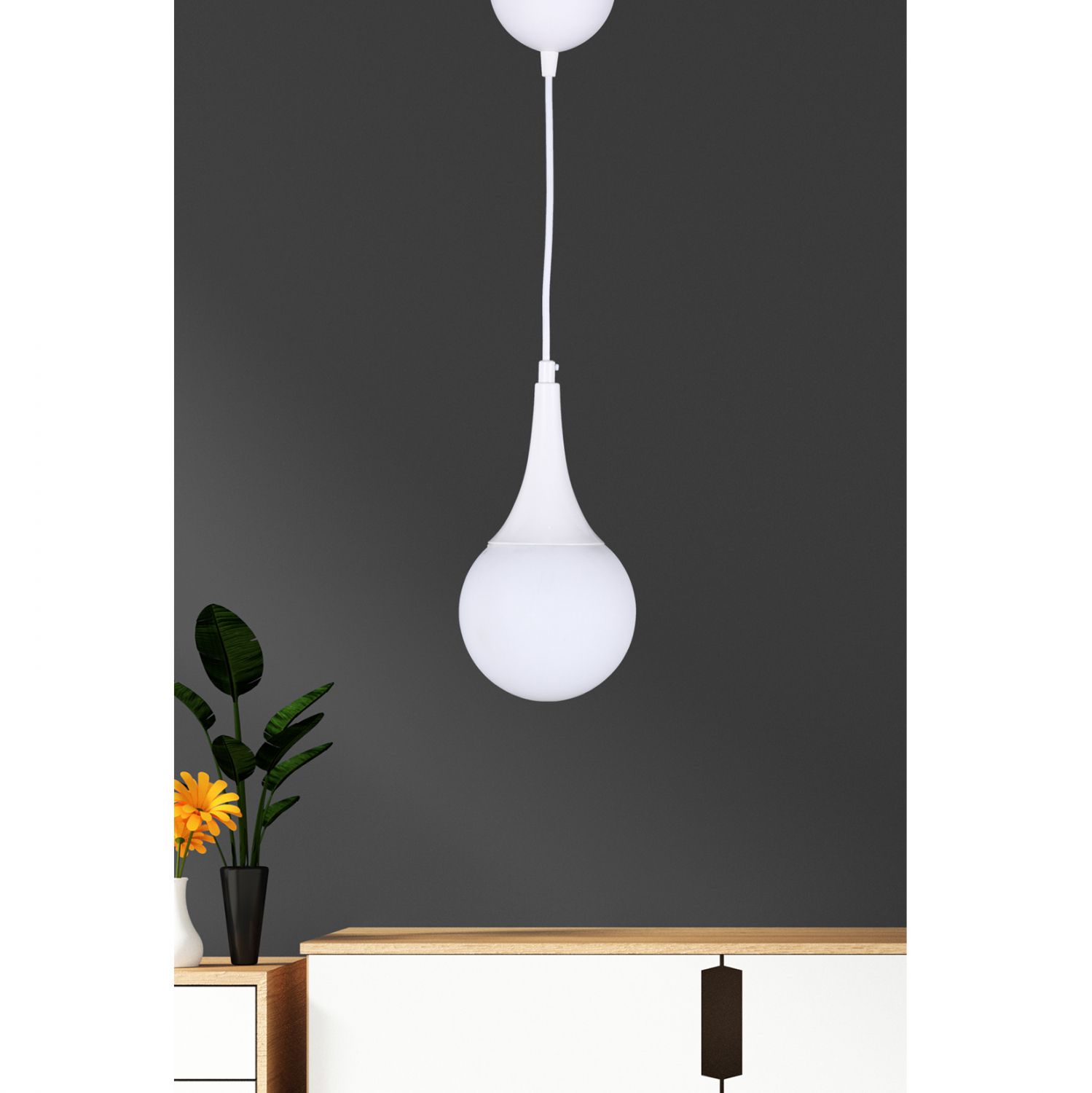 ΦΩΤΙΣΤΙΚΟ ΟΡΟΦΗΣ ΛΕΥΚΟ FB97517.03 12x91 εκ.