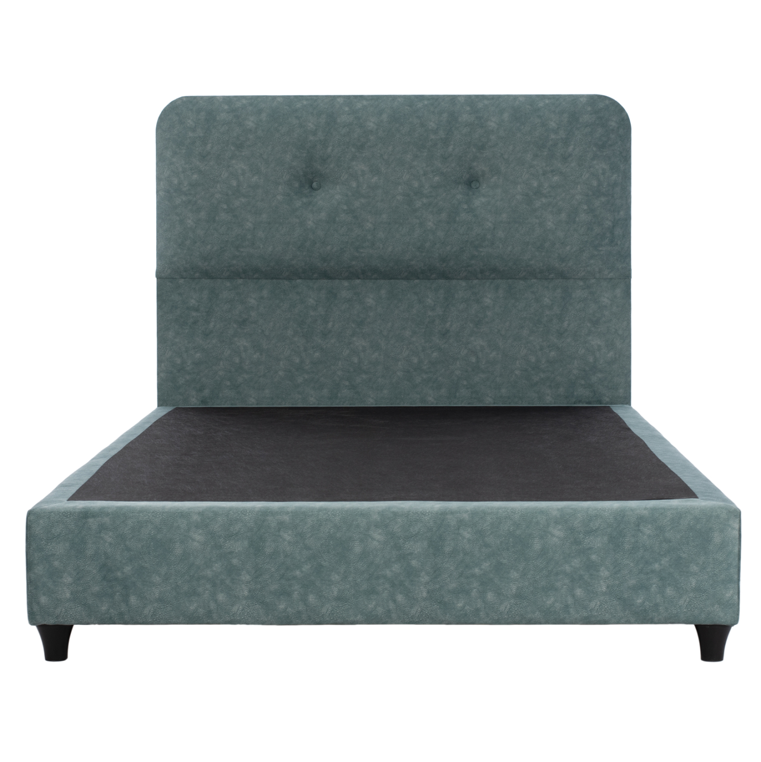 FB9648.27 ΚΡΕΒΑΤΙ, LIGHT GREEN NUBUCK-type fabric, 120x200 εκ.